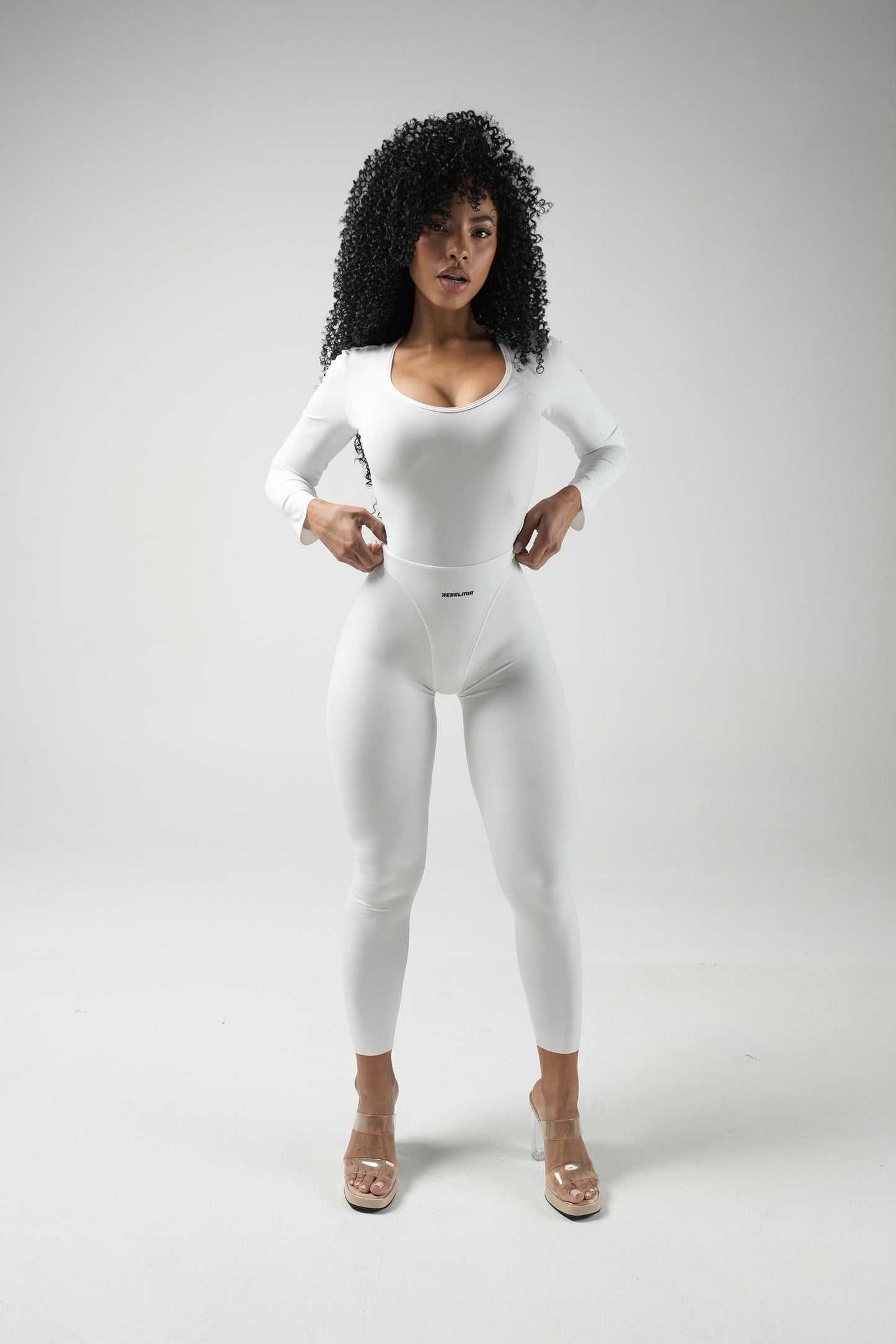 ICONIC WHITE JUMPSUIT - FULL BODY